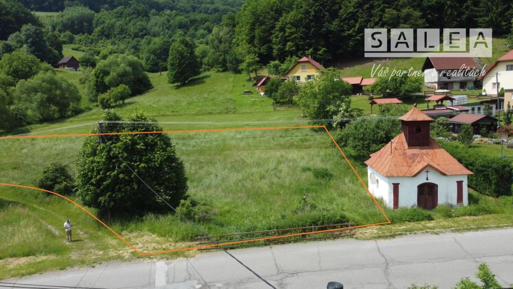Stavebný pozemok v malebnej obci Ostrý Grúň o výmere 1697 m2