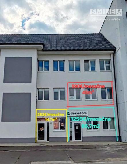 lukratívne komerčné priestory v Galante, oproti Lidlu!