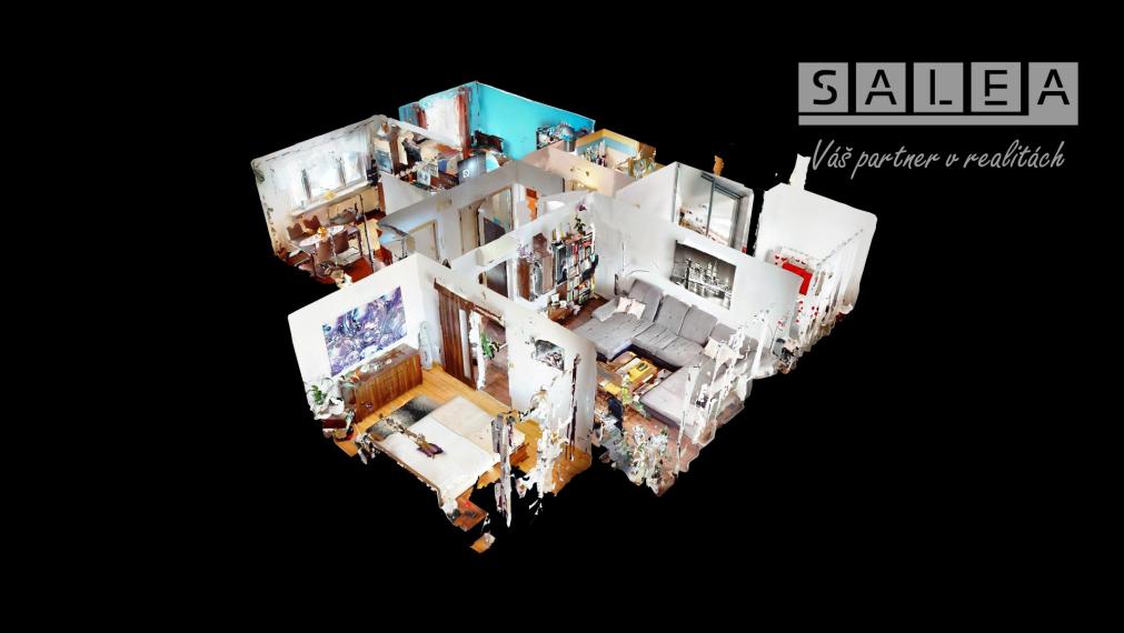 4 izbový byt, 91m2, loggia, pivnica, Nám. 1 mája, Senec