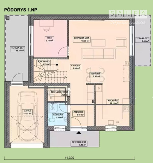 HLINIK NAD VÁHOM - NOVOSTAVBA 5 IZBOVÝ RD + 849m2 POZEMOK