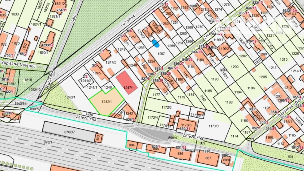 Stavebný pozemok v Sládkovičove 918m2