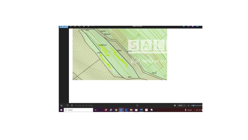 Stavebný pozemok Bzince pod Javorinou - Vrzavka 16293m2.