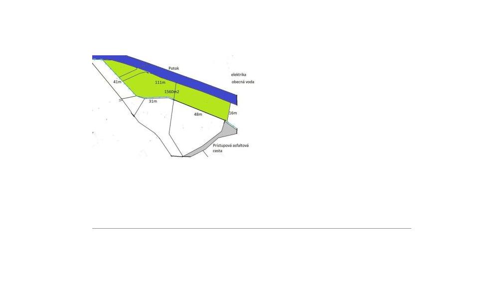Pekný pozemok v obci Podkylava o výmere 1560m2.