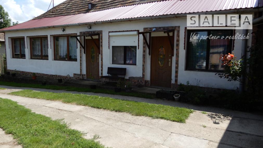 Útulný rodinný dom, 13 m2, garáž, letná kuchyňa, Veľké Ludince, okr. Levice