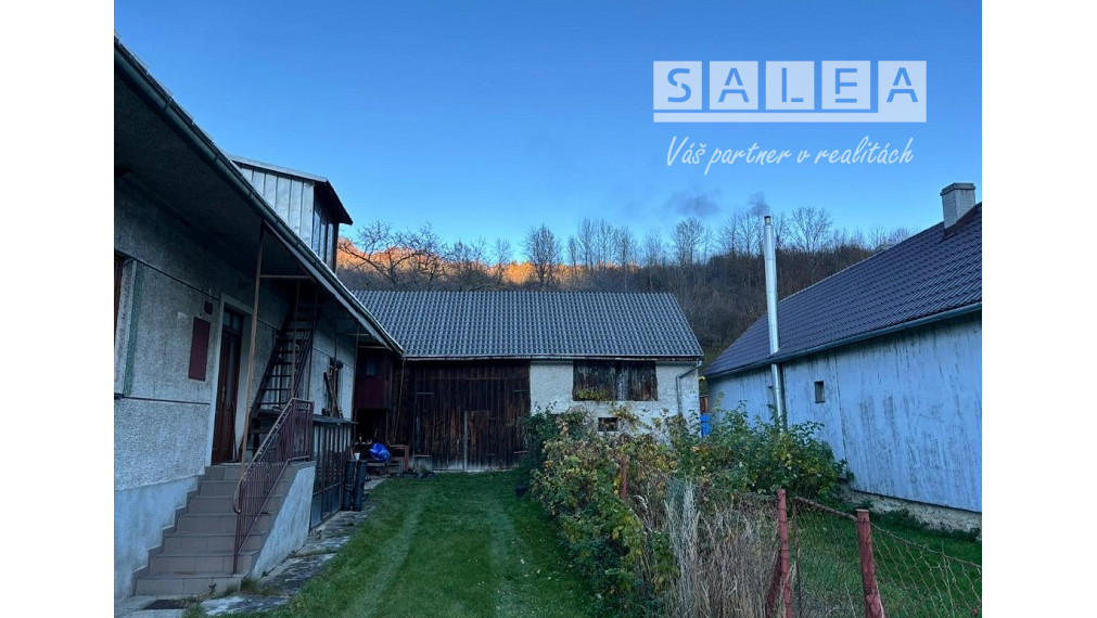 ZNÍŽENÁ CENA! DOM za cenu GARSÓNKY v obci Tichý Potok