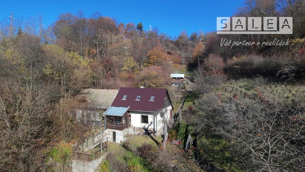 Chata v obci Vyhne s pozemkom o výmere 2299 m2