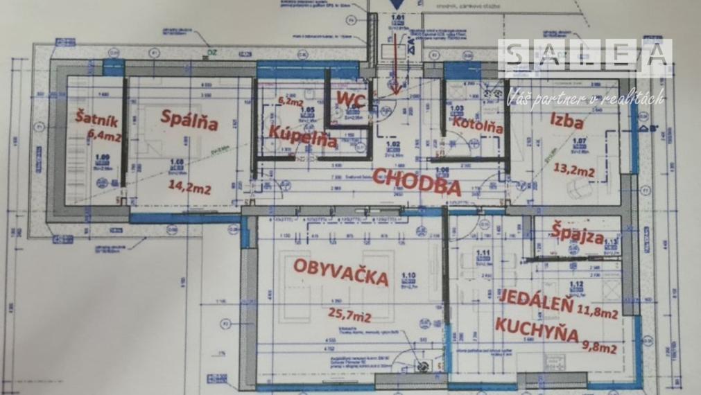 Rodinný dom s veľkým pozemkom Galanta-Kolónia na pozemku 851 m2