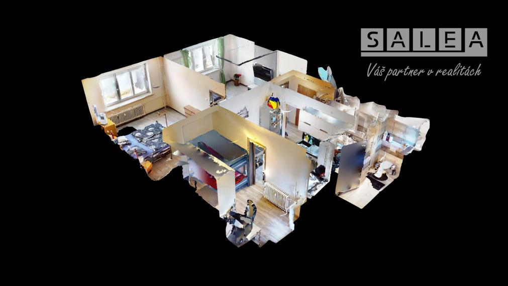 Zariadený 3-izbový byt s loggiou, 87m², v Galanta pri Lidli