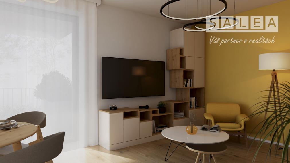 Trojizbový byt v novostavbe vo Veľkom Grobe, 68 m2 plus balkón 26 m2