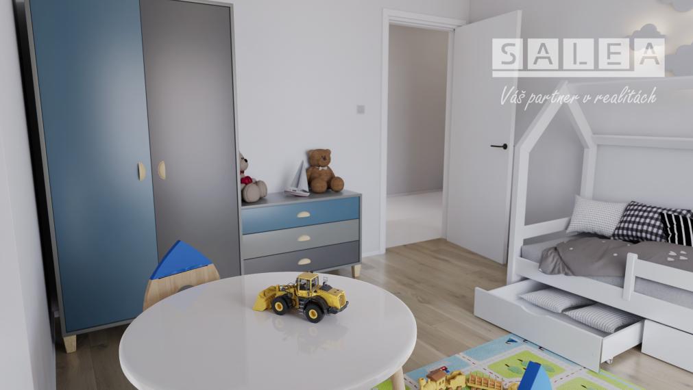 Trojizbový byt v novostavbe vo Veľkom Grobe, 68 m2 plus balkón 26 m2