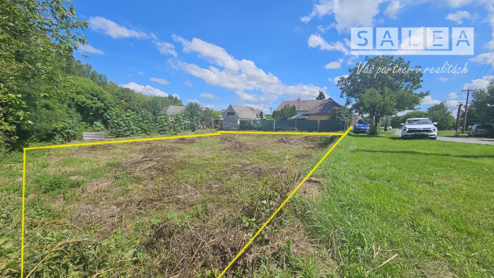 stavebný pozemok 578m2 Tomášikovo