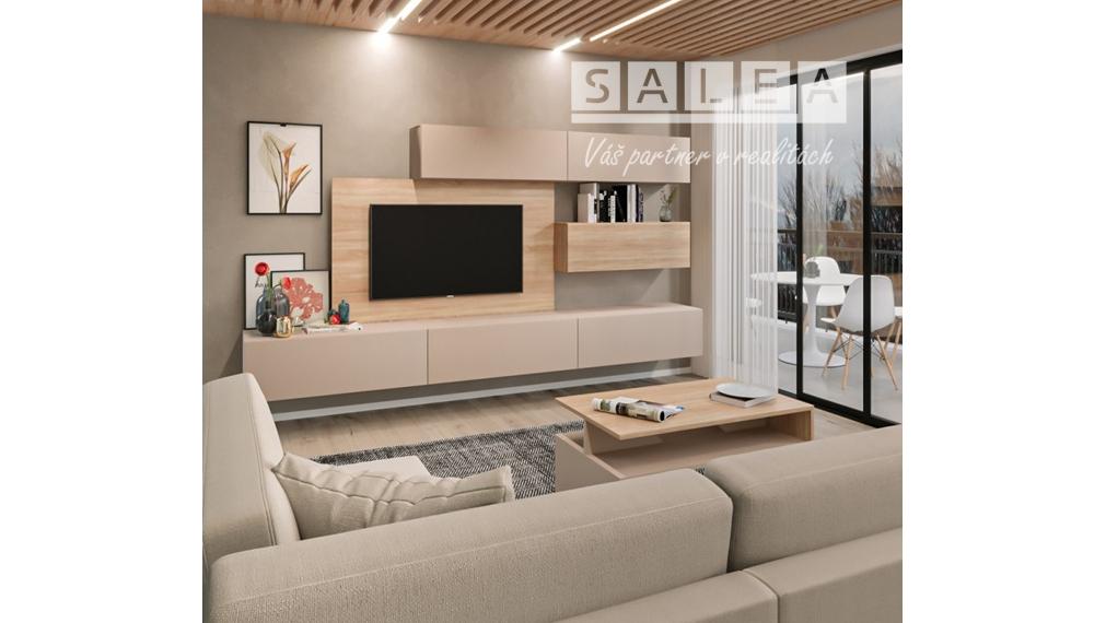 Novostavba 2-izbový byt+balkón 57,7m2 Dvorníky pri Hlohovci