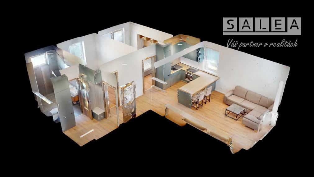 Novostavba 2-izbový byt+balkón 57,8m2 Dvorníky pri Hlohovci