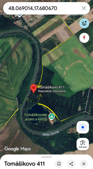 Stavebný pozemok v lese. 2269m2 Tomášikovo