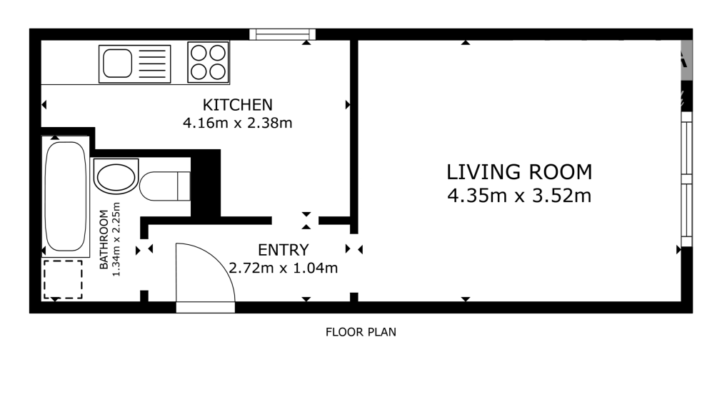 1-izbový byt o výmere 32 m² , Boriny - Dunajská Streda