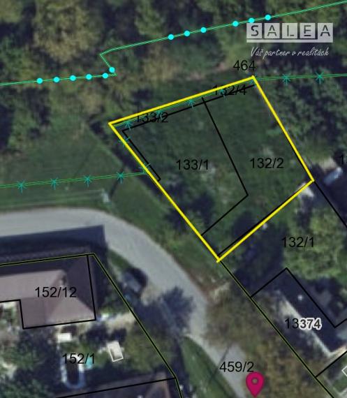 stavebný pozemok 578m2 Tomášikovo