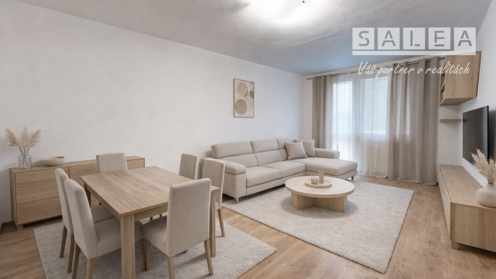 AKCIA DO 31.3.! 2,5-izbový byt v Šali– bývanie aj investícia