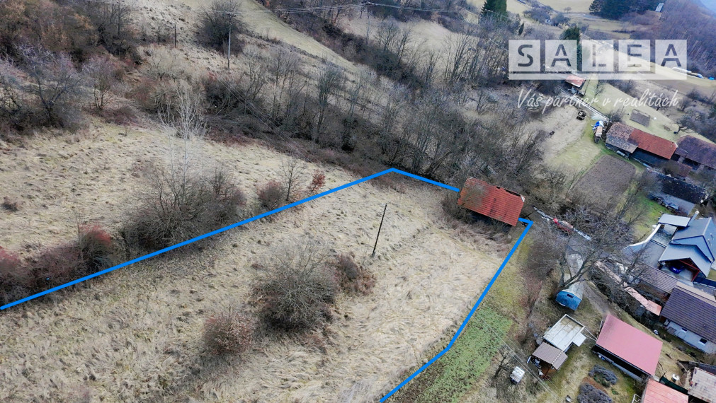 Predaj slnečného pozemku v obci Prochot s výmerou 2127 m²