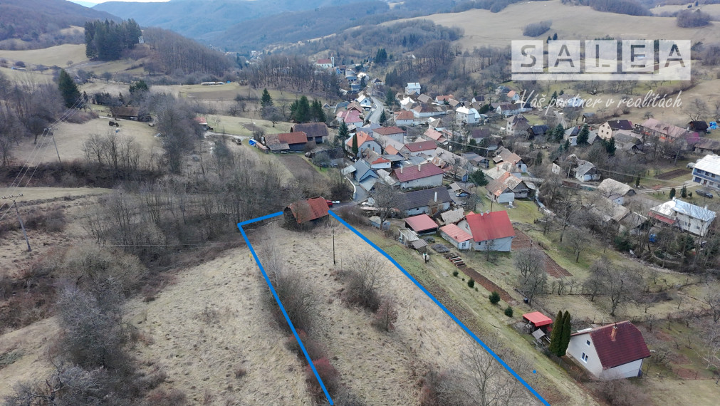 Predaj slnečného pozemku v obci Prochot s výmerou 2127 m²