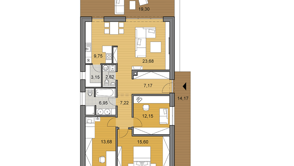 Novostavba! 4 izbový rodinný dom, 495m2 Kapria ulica Senec