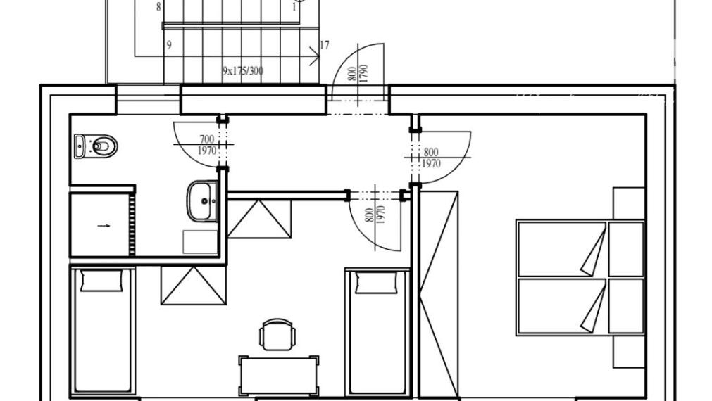 poschodová chata 100m2 na pozemku 156m2