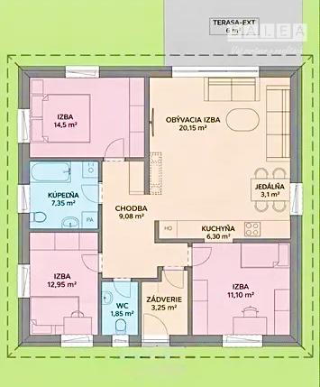 Dom pri jazere - 4 izbová novostavba Trstice