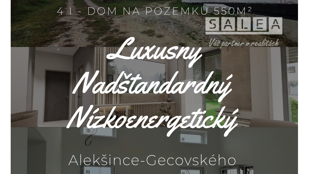 Luxusné Zariadené 4i domy s unikátnym výhľadom , Alekšince