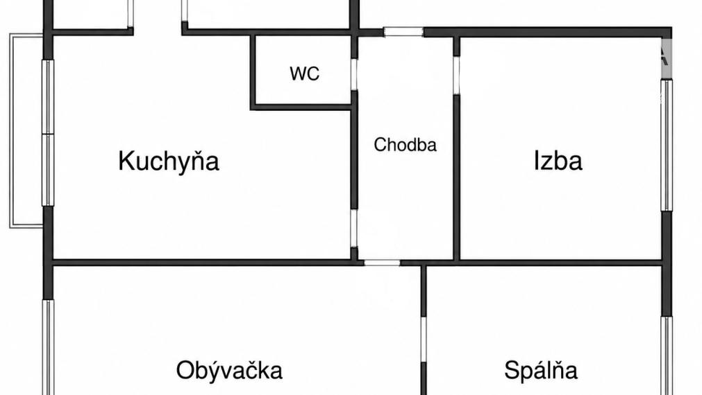 3 izbový veľký byt Šaľa-Veča s balkónom, špajzou a pivnicou