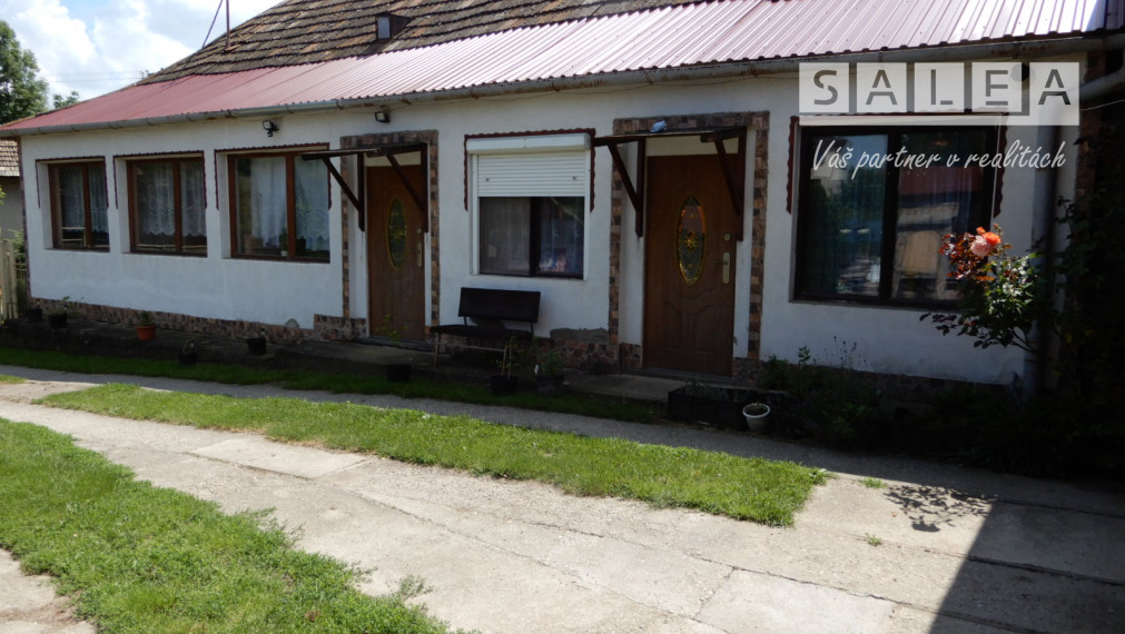 Útulný rodinný dom, 13 m2, garáž, letná kuchyňa, Veľké Ludince, okr. Levice