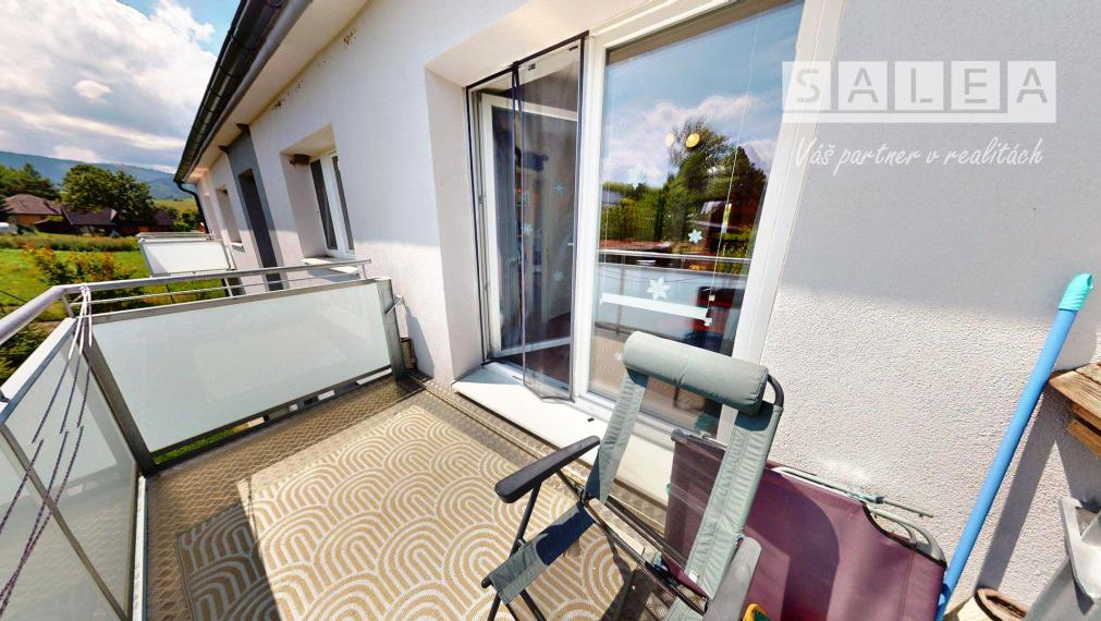 2-IZBOVÝ BYT, 55 m², VEĽKÝ BALKÓN, LIPTOV - MALATÍNY