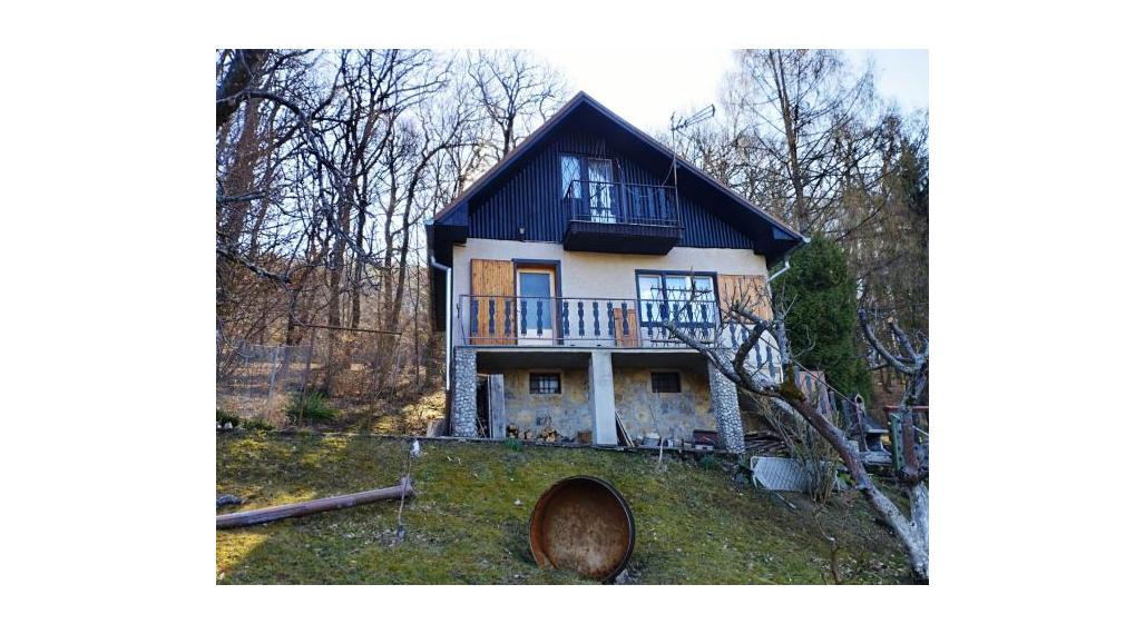 Pekná chata aj s pozemkom v obci Drietoma o výmere 250m2.