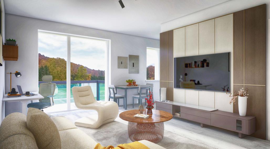 POSLEDNÝ 1-izbový byt+balkón  41m2 Dvorníky pri Hlohovci