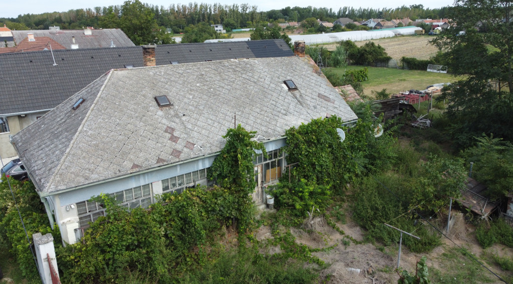 Pozemok so starým domom 1333m2.  Tomášikovo.