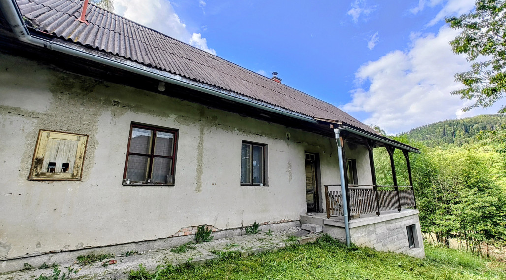 Rodinný dom  v obci Ostrý Grúň s pozemkom a záhradou 4462m2