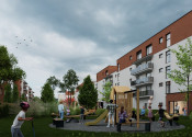 Projekt PARADAJS, Hlohovec  2izbový byt, parkovacie miesto - fotografia 1