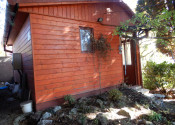 Útulná chata, 23 m2, altánok, záhradný gril, bazén, Levice - fotografia 1