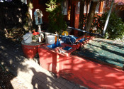 Útulná chata, 23 m2, altánok, záhradný gril, bazén, Levice - fotografia 10