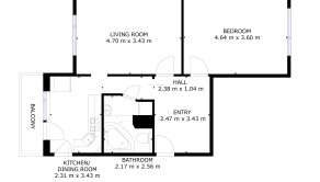 KOMPLETNE ZARIADENÝ 2-IZBOVÝ BYT, 58m², ŽILINA - VLČINCE II.