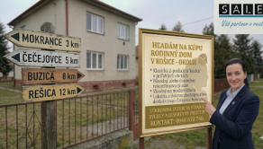 Dom, chalupa, byt v okolí Košíc