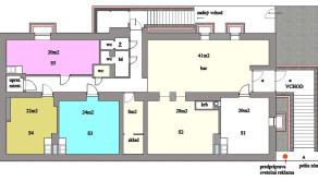 Prenájom pre pestrú ponuku služieb pešia zóna Šaľa 200 m2 alebo po miestnostiach