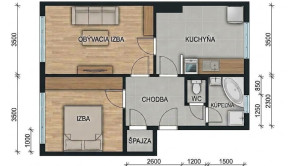 ZREKONŠTRUOVANÝ 2-IZBOVÝ BYT, 59 m², BYTČA - CENTRUM