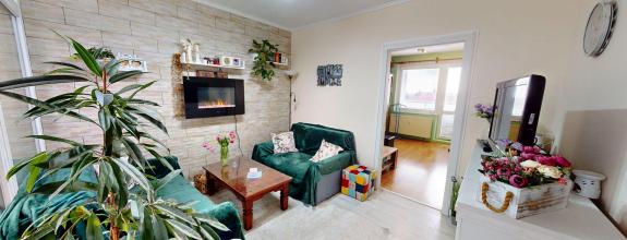 3 - izbový byt v meste Vrbové o výmere 54m2.