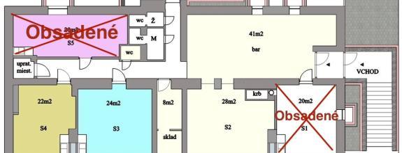 Prenájom pre pestrú ponuku služieb pešia zóna Šaľa 200 m2 alebo po miestnostiach
