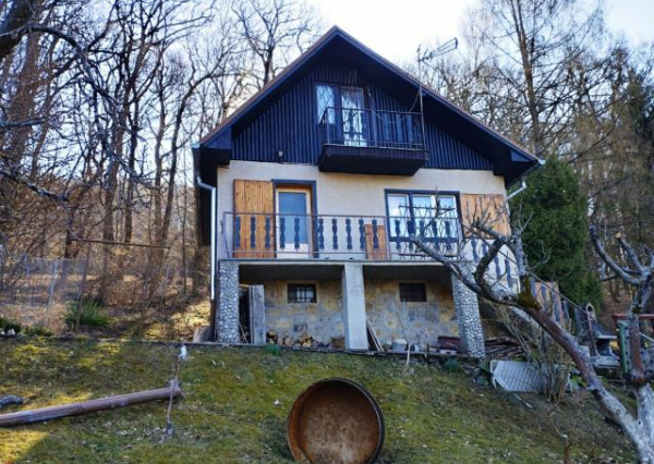 Pekná chata aj s pozemkom v obci Drietoma o výmere 250m2.