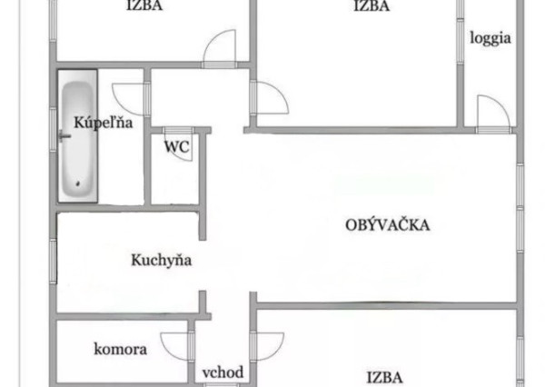 4 izbový byt, bauring 82,9 m2 ul. Mostová Šaľa, EXKLUZÍVNE