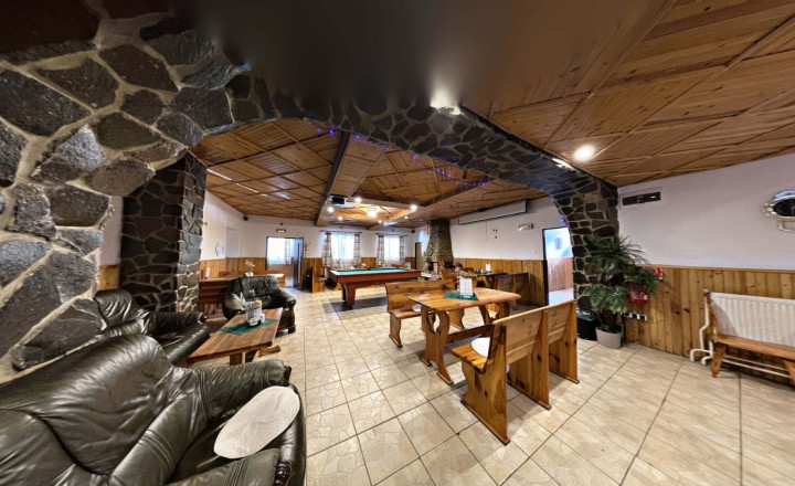 Investičná príležitosť. Reštaurácia s barom v Gelnici-časť MáriaHuta o celkovej rozlohe 900 m2.