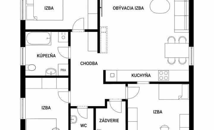 Dom pri jazere - 4 izbová novostavba Trstice- Znížená cena - fotografia 18