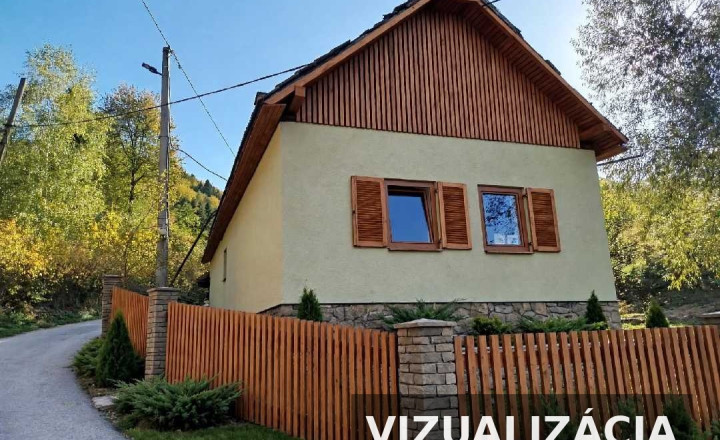Kamenná chalupa s vlastným potôčikom pod lesom v obci Slovinky - fotografia 1