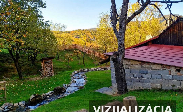 Kamenná chalupa s vlastným potôčikom pod lesom v obci Slovinky - fotografia 25