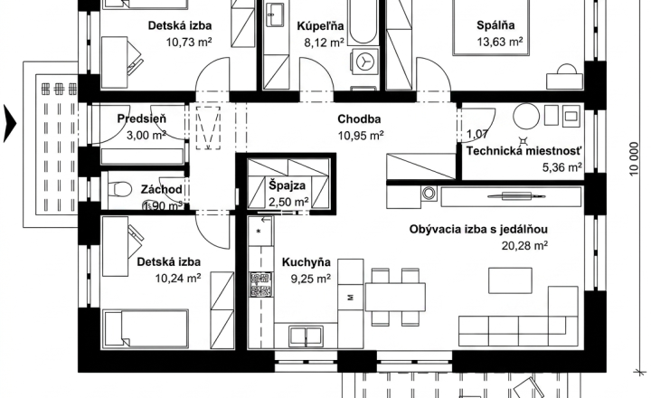NA PREDAJ! NOVOSTAVBA 4 IZB. BUNGALOVU VO VYSOKÝCH TATRÁCH - fotografia 6